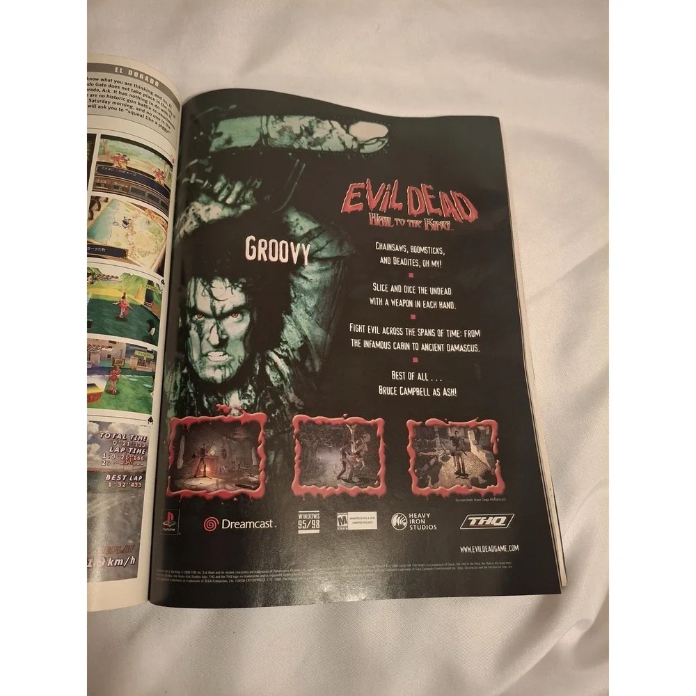 Electronic Gaming Monthly Magazine No. 138 - Twisted Metal Black-Evil Dead 2 Ad